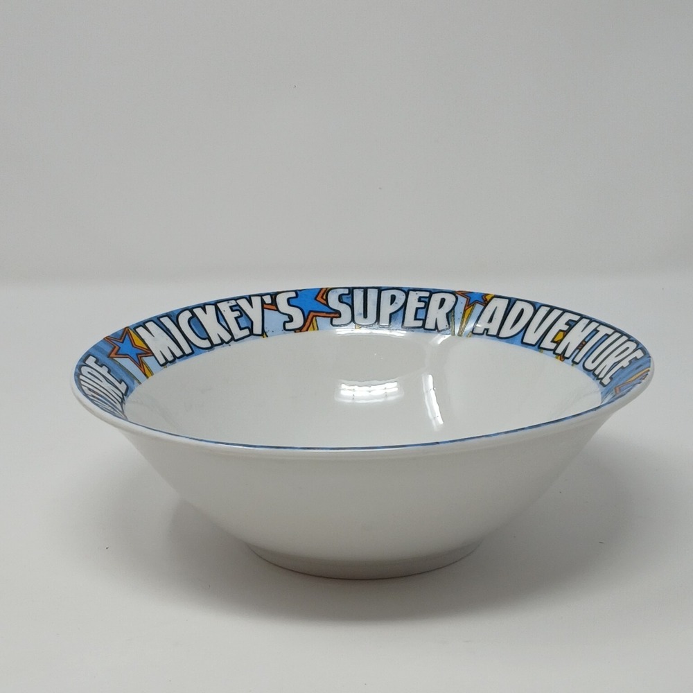Disney‎ Mickey Mouse Super Adventure Dinnerware Set Fun Collectible Nostalgia - Picture 2 of 13